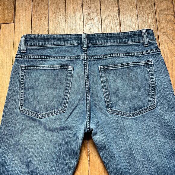 Y2K Lip Service Garage Button Fly Jeans Skull Cross Bones Grunge Mens Size 32x32 - Picture 9 of 11